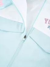 Áo Khoác Gió Bé Gái PERATO Có Mũ Phong Cách Basketball B0KGW5G004