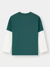 Áo Thun Dài Tay Bé Trai PERATO Phong Cách Lifestyle L0TDW5B012