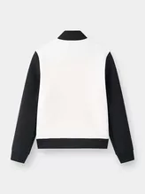 Áo Nỉ Khóa Nữ PERATO Phong Cách Training Can Phối LBKNW5W005