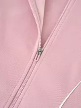 Áo Khoác Nỉ Nữ Cổ Bẻ PERATO Phong Cách Lifestyle L0KNW5W003