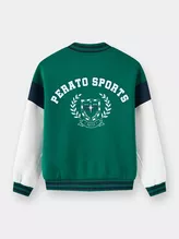 Áo Khoác Bomber Bé Trai Chất Nỉ PERATO Basketball B0KNW5B015