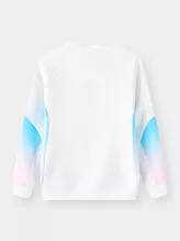 Áo Nỉ Bé Gái PERATO Phong Cách Running In Chuyển Nhiệt R0ANW5G009