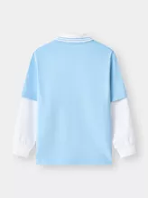 Áo Polo Bé Gái PERATO Phong Cách Lifestyle Tay Layer L0PDW5G006