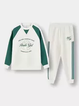 Set Bộ Nỉ Bé Gái PERATO Phong Cách Basketball Phom Regular BBNW5G010