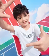 Áo Thun Nam Bé Trai PERATO Phong Cách Basketball B0TSS5B001