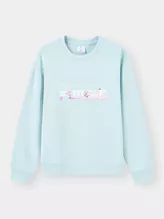 Áo Nỉ Bé Gái PERATO Phong Cách Lifestyle In Họa Tiết L0ANW5G011