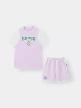 Set Đồ Thể Thao Bé Gái PERATO Phom Loosefit LBTSS5G001