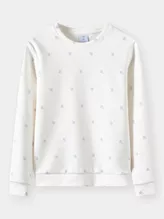 Áo Nỉ Nữ PERATO Phong Cách Lifestyle Họa Tiết Monogram L0ANW5W035