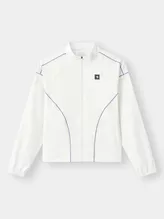 Áo Khoác Gió Nữ PERATO Cổ Dựng 2 Lớp Phối Line TBKGW5W024