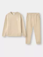 Set Bộ Nỉ Nam PERATO Cổ Tròn, Phong Cách Training TBNW5M022