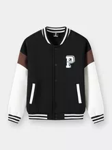 Áo Khoác Bomber Bé Trai Chất Nỉ PERATO Basketball B0KNW5B015