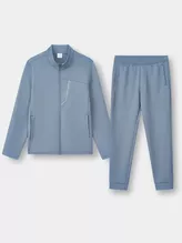 Set Bộ Nỉ Khóa PERATO Phong Cách Training Phom Regular TBNKW5M015