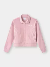 Áo Khoác Nỉ Nữ Cổ Bẻ PERATO Phong Cách Lifestyle L0KNW5W003