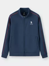 Áo Nỉ Khóa Nữ PERATO Phong Cách Training Phối Line TBKNW5W009