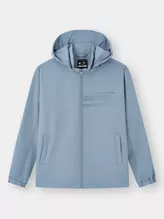 Áo Khoác Gió Nam PERATO Phong Cách Training Mũ Rời TBKGW5M026