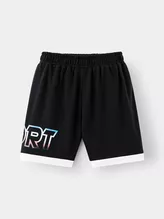 Quần Short Bé Trai PERATO Phong Cách Basketball B0SCS5B001