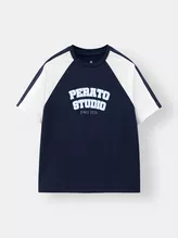 Áo Thun Bé Gái PERATO Tay Raglan Phong Cách Lifestyle L0TSS5G001