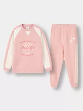 Set Bộ Nỉ Bé Gái PERATO Phong Cách Basketball Phom Regular BBNW5G010