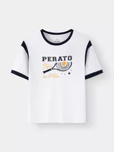 Áo Thun Nữ Phong Cách Lifestyle PERATO Phom Loose LBTSS5W005