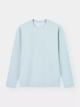 Áo Thun Nam Dài Tay PERATO Phong Cách Traing Basic T0TDW5M043