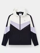 Áo Khoác Gió Nữ PERATO Phong Cách Training Can Phối TBKGW5W021