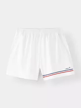 Quần Short Nữ Cạp Chun PERATO Sọc Màu Phom Regular OBSCS5W001