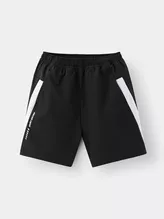 Quần Short Bé Trai PERATO Cạp Chun Phom Loose Fit L0SCS5B009