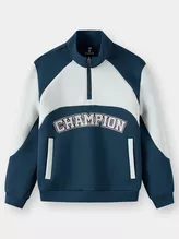 Áo Nỉ Bé Trai Cổ Khóa PERATO Phong Cách Basketball BBANW5B004