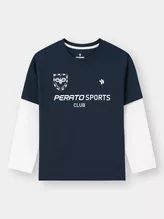 Áo Thun Dài Tay Bé Trai PERATO Phong Cách Lifestyle L0TDW5B012