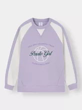 Áo Nỉ Bé Gái PERATO Phong Cách Basketball Can Phối BBANW5G010