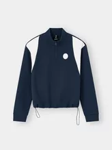 Áo Nỉ Nữ Cổ Khóa PERATO Phong CáchLifestyle L0ANW5W010