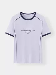 Áo Thun Thể Thao Nữ PERATO Phong Cách Lifestyle Slimfit L0TSS5W022