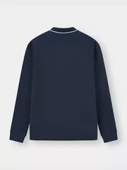 Áo Polo Nam Dài Tay 5S Fashion Cổ Khóa Cao Cấp M0APD25002