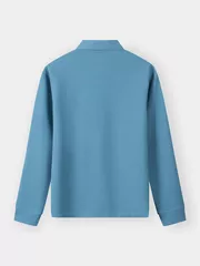 Áo Polo Nam Dài Tay 5S Fashion Phom Slimfit Vải Hiệu Ứng M0APD25003