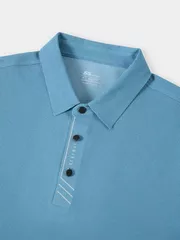 Áo Polo Nam Dài Tay 5S Fashion Phom Slimfit Vải Hiệu Ứng M0APD25003