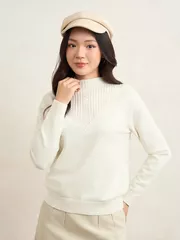 Áo Len Nữ Cổ 5 Phân 5S Fashion Dệt Họa Tiết W0ALE25002