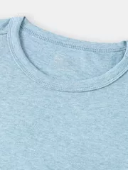 Áo Thun Nữ 5S Fashion Cổ Tròn Vải Hiệu Ứng Melange W0ATH25003