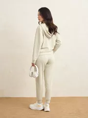 Bộ Nỉ Khóa Nữ 5S Fashion Có Mũ Phom Regular WBNK25013