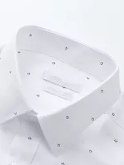 Áo Sơ Mi Nam Ngắn Tay 5S Fashion Họa Tiết ASC24078