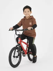 Áo Nỉ Hoodie Bé Trai 5S Fashion Can Phối Phom Regular B0ANI25001