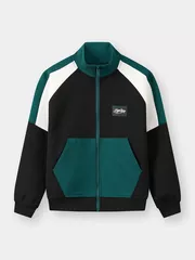 Bộ Nỉ Khóa Bé Trai 5S Fashion Cổ Cao Can Phối BBNK25003-BBNK25103