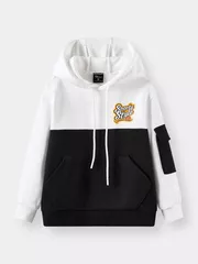 Áo Nỉ Hoodie Bé Trai 5S Fashion Can Phối BBANI25008