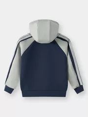 Áo Nỉ Hoodie Bé Trai 5S Fashion Tay Raglan Can Phối BBANI25004