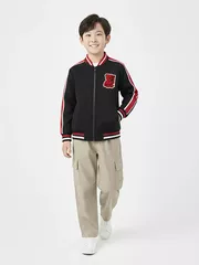 Áo Khoác Bomber Bé Trai 5S Fashion Logo Thêu B0AKB25001-B0AKB25101