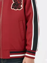 Áo Khoác Bomber Bé Trai 5S Fashion Logo Thêu B0AKB25001-B0AKB25101