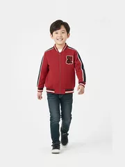 Áo Khoác Bomber Bé Trai 5S Fashion Logo Thêu B0AKB25001-B0AKB25101