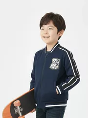 Áo Khoác Bomber Bé Trai 5S Fashion Logo Thêu B0AKB25001-B0AKB25101