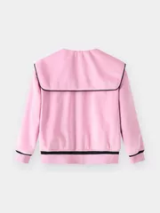 Áo Khoác Bé Gái 5S Fashion Vải Nhung Dễ Thương G0AKH25002