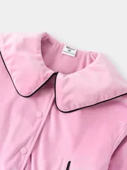 Áo Khoác Bé Gái 5S Fashion Vải Nhung Dễ Thương G0AKH25002