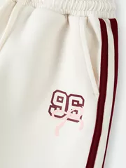 Bộ Nỉ Bé Gái 5S Fashion Họa Tiết Monogram Năng Động GBNI25004